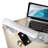 OttLite Purify LED Sanitizing Desk Lamp with Wireless Charging, Touch Activated, Flexible Neck