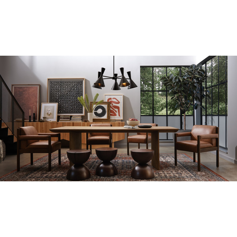 Aliza Solid Wood End Table, Black