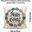 Housse de coussin réversible en coton 