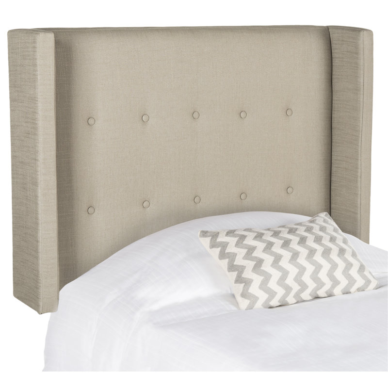 Davin Upholstered Headboard, Twin, Oyster