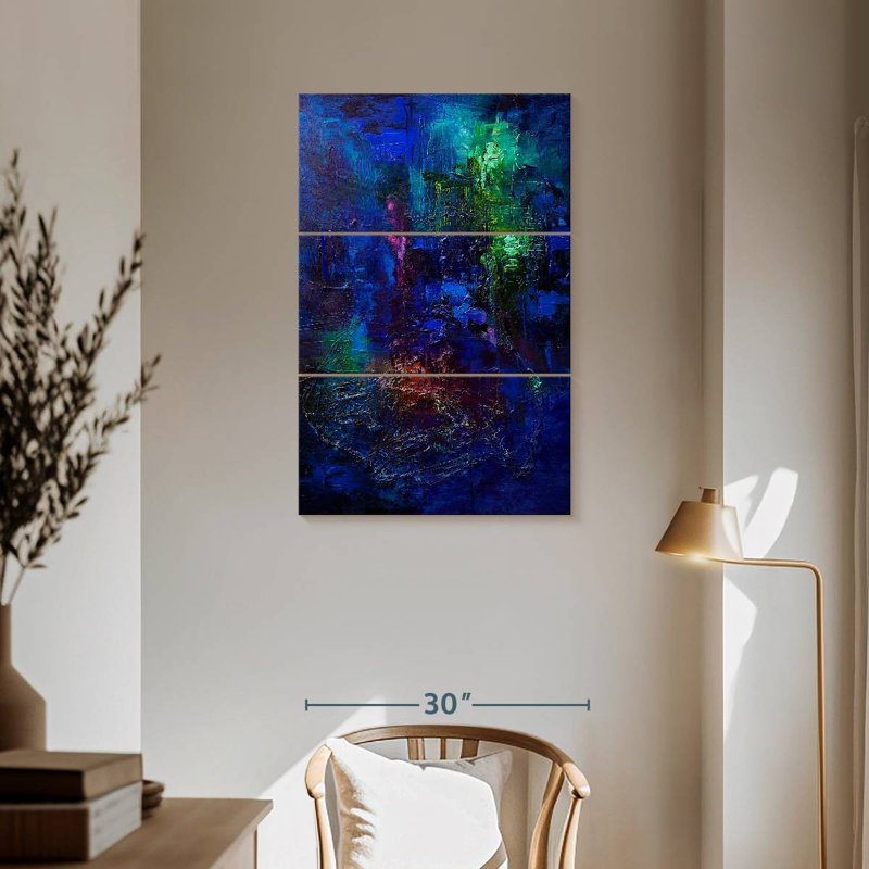 Avery Blue II, 57" H x 36" W