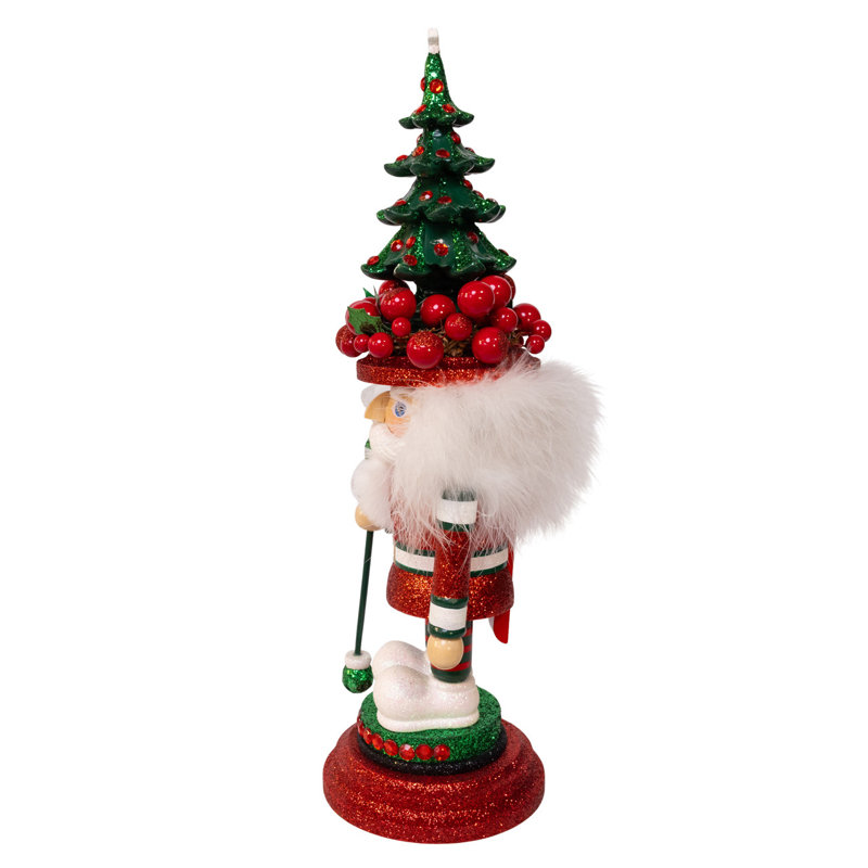 18" Hollywood Nutcrackers With Berry & Pine Tree Nutcracker