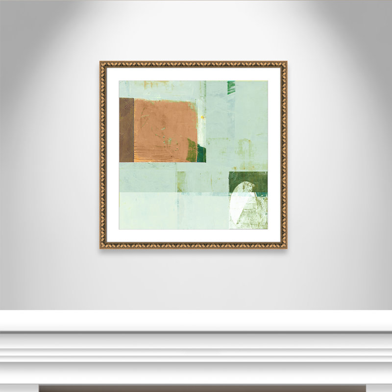 Playground Fun II by Cartissi, 33" H x 33" W x 1.13" D, Gold Bead Framed