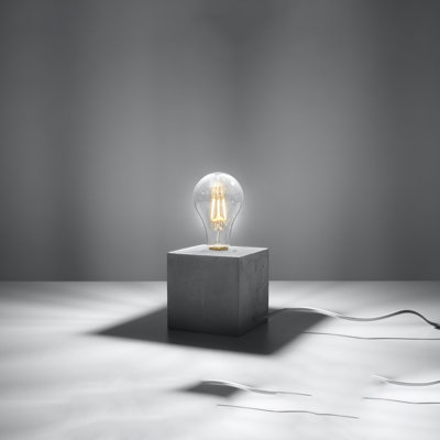 Brunhilde Concrete Novelty Lamp