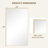 Aluminum Frame Rectangle Wall Decoration Mirror-959854462-959854460