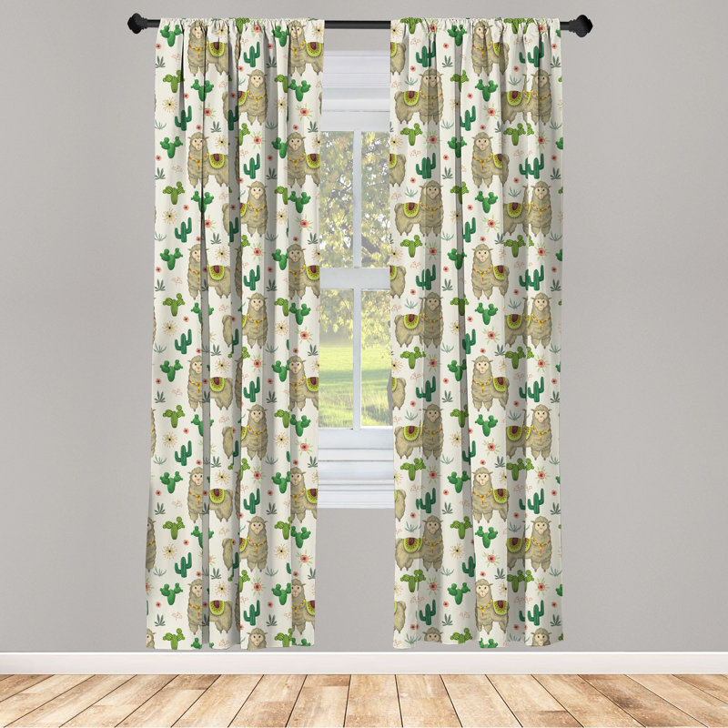 Panneau coulissant semi-diaphane avec passe-tringle Llama, 28 po x 84 po