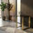 Mitre Glass Top End Table