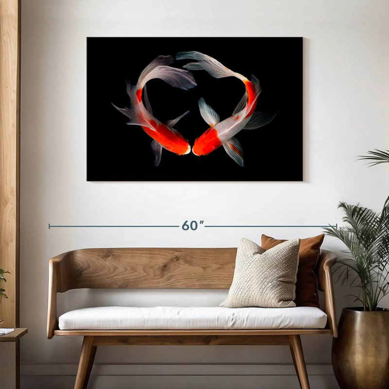 Brampt Koi Fish Love, 30" H x 45" W