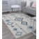 Bodrum Tribal Native Ice Area Rug