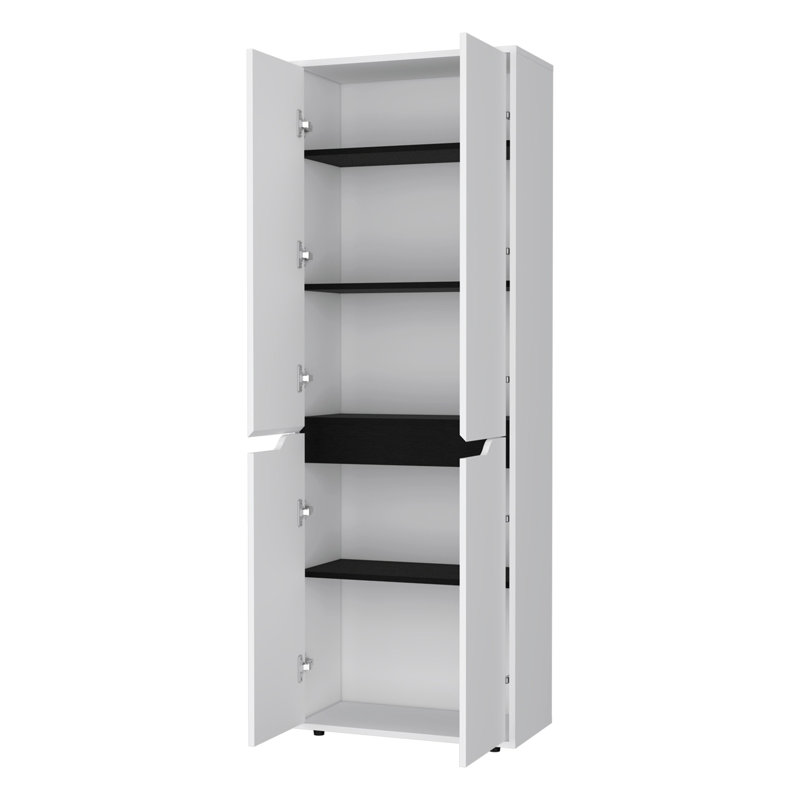Garde-manger blanc à 5 tablettes
