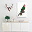 A Cuban Parrot by F. Levaillant - Wrapped Canvas Painting-55368088