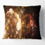 Gouttes d'eau sphériques bleues - Coussin imprimé floral-30718843-30718840-30735628