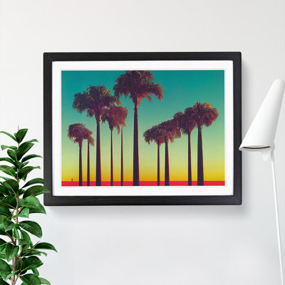Charming Palm Trees - Single Picture Frame Painting