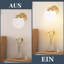 Wall Light 1 Flame E27 Globe Design Marhta-1250072245