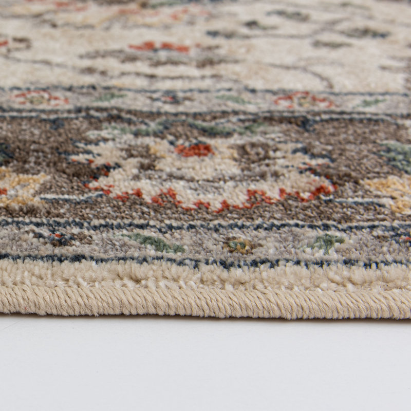 Tapis oriental beige Douty, Rectangle 7 pi 10 po x 9 pi 10 po