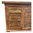 36" Rustic Reclaimed Wood Farmhouse Storage Trunk and Coffee Table