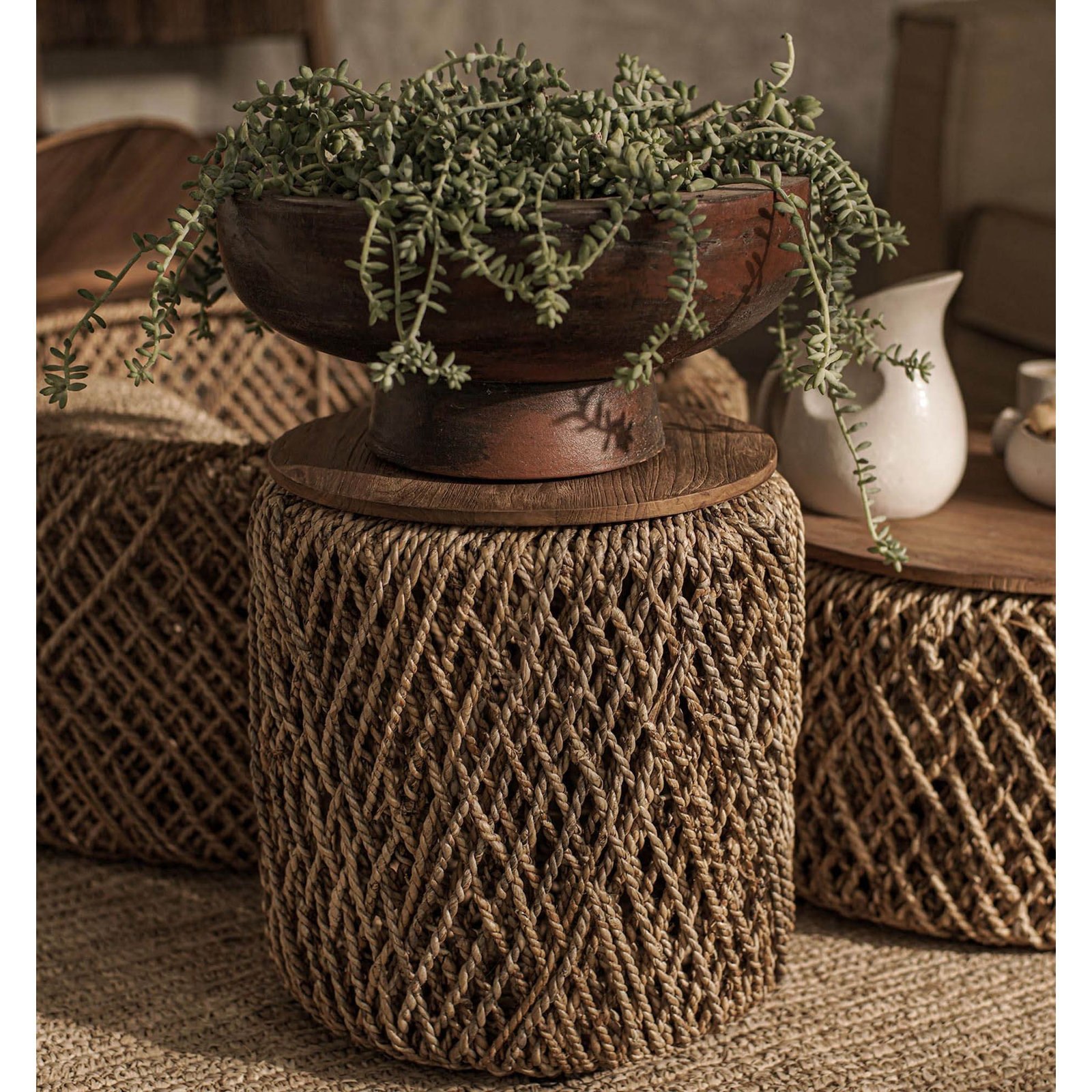 Lycus End Table, 16.5" H x 17.68" W x 17.68" D
