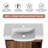 24'' Single Bathroom Vanity with Ceramic Top