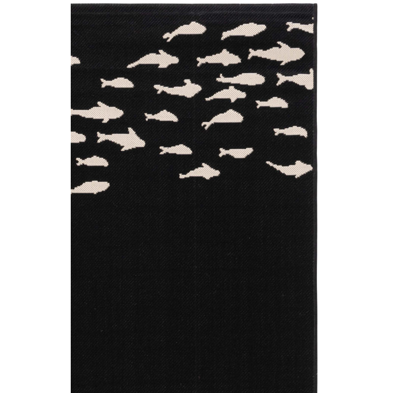 Tapis noir / beige Arley Cy6077, Rectangle 6 pi 7 po x 9 pi 6 po