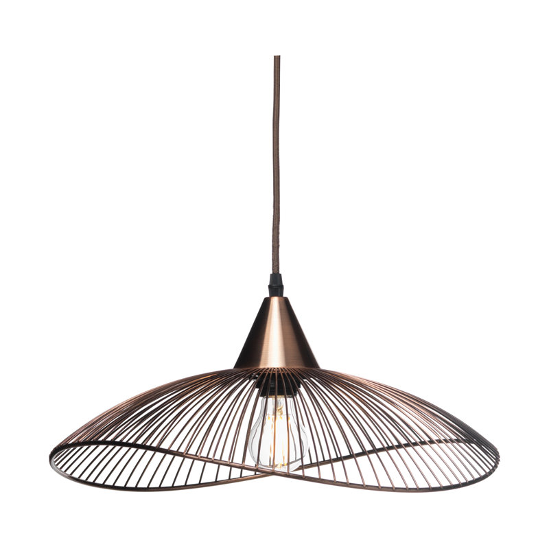 Mansfield 1 - Light Dome Pendant, Copper
