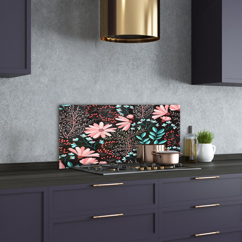 50cm W x 100cm L Glass Peel and Stick Panel