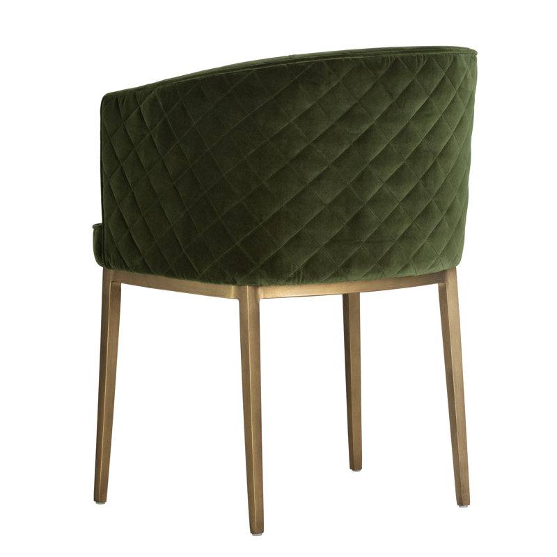 Cornella Upholstered Arm Chair, Green