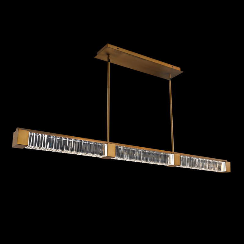Guild 1 - Light LED Pendant, Aged Brass