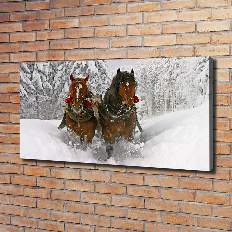 Sleigh Ride - Wrapped Canvas Print