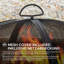 Round Steel Wood Burning Smokeless Fire Pit