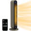 HOMCOM 2200W 7507 BTU Electric Tower Space Heater with Adjustable Thermostat and with Digital Display