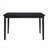 5Pc Dining Set Black Finish Dining Table