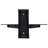 Mount-It! Floating Wall Mounted Shelf Bracket Stand, 17.6 Lbs. Capacity, Tinted Tempered Glass Black