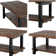 Rundell Pomona Rustic Industrial Modern Vintage Metal and Solid Wood Coffee Table with Storage, Easy Assembly, Small Rectangle Coffee Table, 42 in x 24 in x 18 in