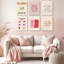 6 Piece Wrapped Canvas Print