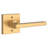 Baldwin Lifetime (PVD) Satin Brass Passage Door Lever-138026788