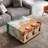 Beach Bliss I Art Glass Coffee Table