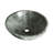 Handmade Marble Onyx Bathroom Sink, 16”, Round Vessel Sink, Green Zebra