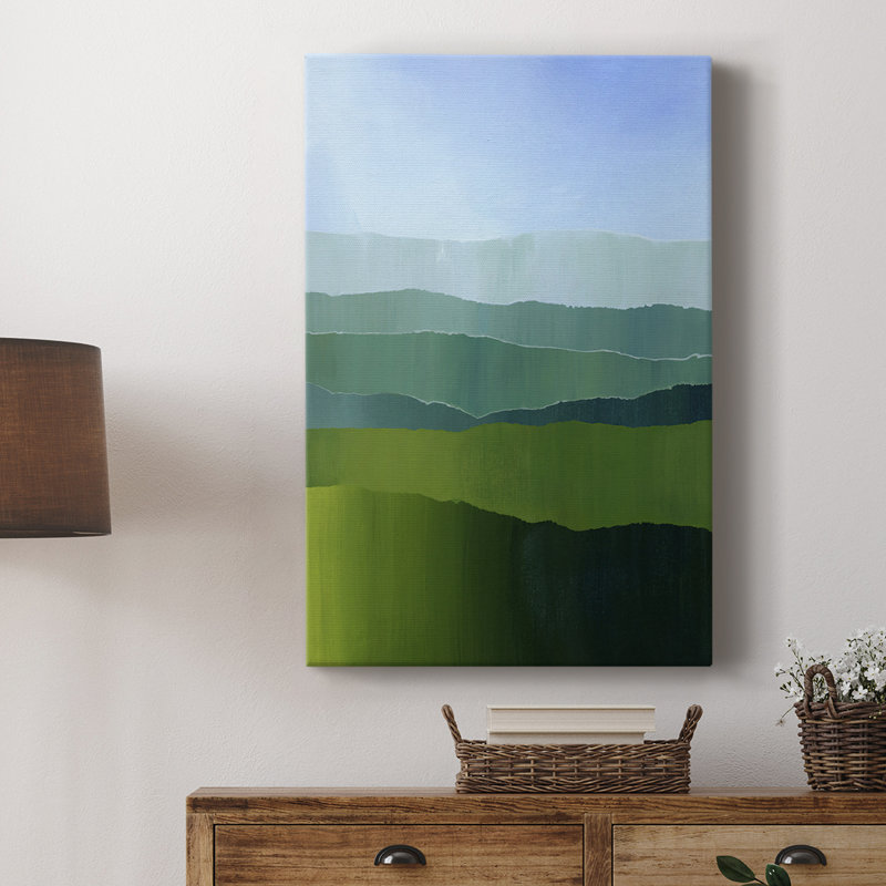 Blue Ridge Fade II - galerie Cavas sur mesure, H 12 po x l 8 po