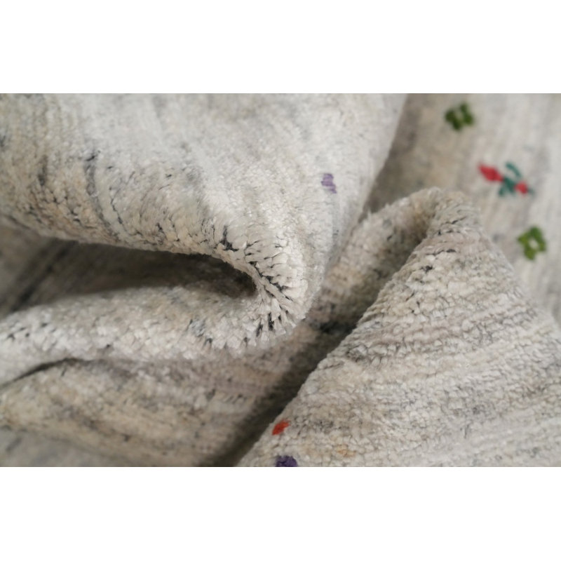 Tapis en laine fait à la main de style Gabbeh 9 x 12