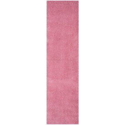 Myshaggy Collection Rugs Solid Design in Pink