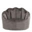 Sirena Velvet Chair and Square Footstool-63656902