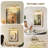 Brass 15 in. LED Picture Light with Remote Control Dimmable Multiple Color Temperatures Rotatable and Timer