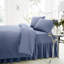 Premium Percale Deep Fitted Sheet  - Polycotton Solid Colour Double King Super King Long Lasting Bedsheet UK-1357298172-1357298175