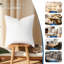 Noyau de 22 pouces, coussin décoratif, respirant, confortable, coussin moelleux, soulager le stress, convient à la chambre à coucher, au canapé, à la chambre d'amis, au dortoir (56 x 56 x 2 pièces)-122760541