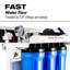 iSpring RCB3P Reverse Osmosis Water Filtration System 300 GPD Residential and Light Commercial Usage