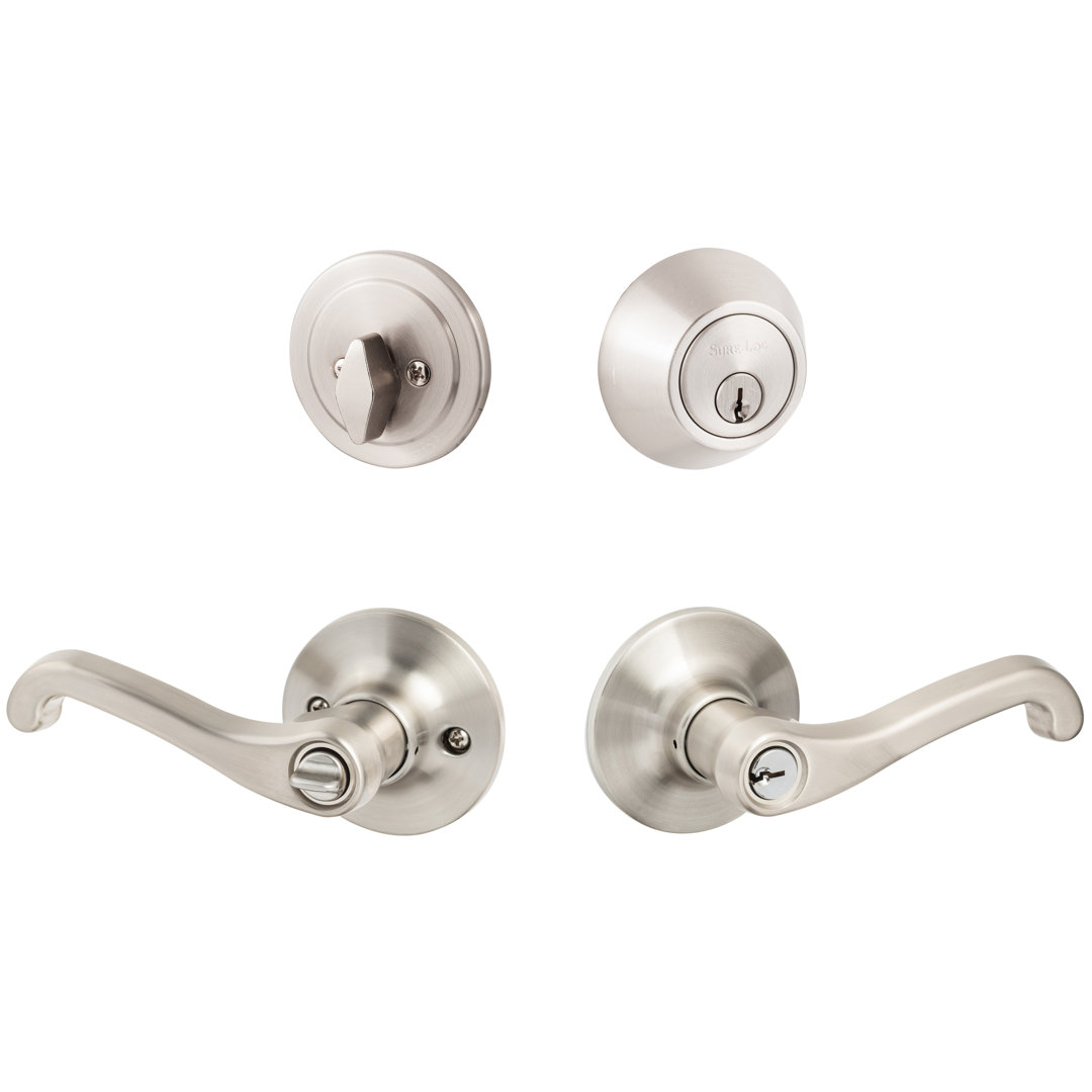 Sage Entry Lever and Deadbolt Combo Sure-Loc Hardware 