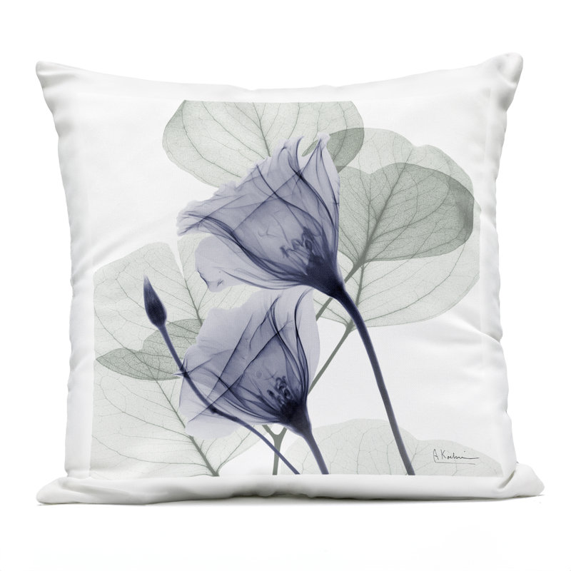 Coussin d'extérieur transparent imprimé tulipes sur herbes par Albert Koetsier