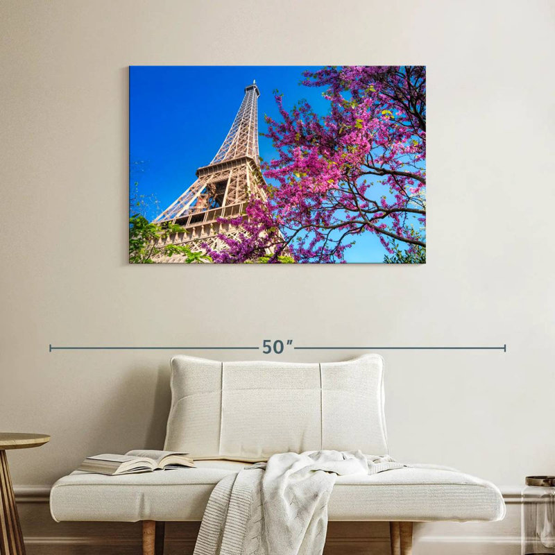 Fleurs de la Tour Eiffel, H 26 po x l 39 po