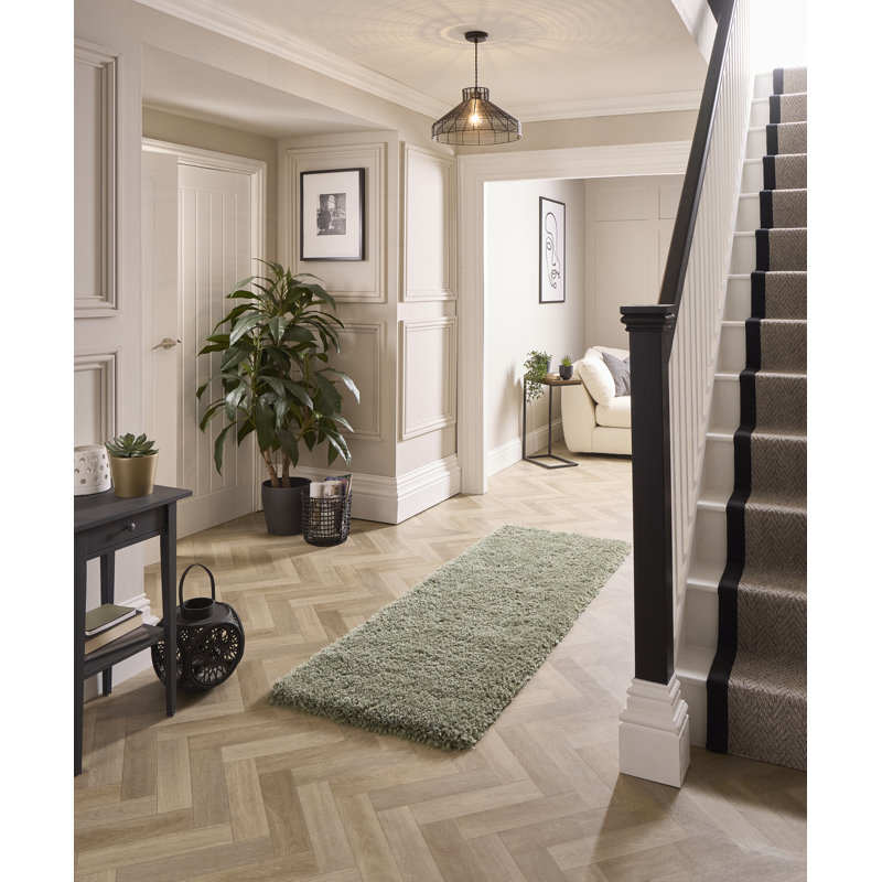 Benan Solid Colour Hand Tufted Area Rug, Runner 67 x 200cm