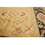 Tapis de zone en laine brun/ivoire 8 pi 4 po x 10 pi en laine noué la 2010 ushak one-of-kind Capen